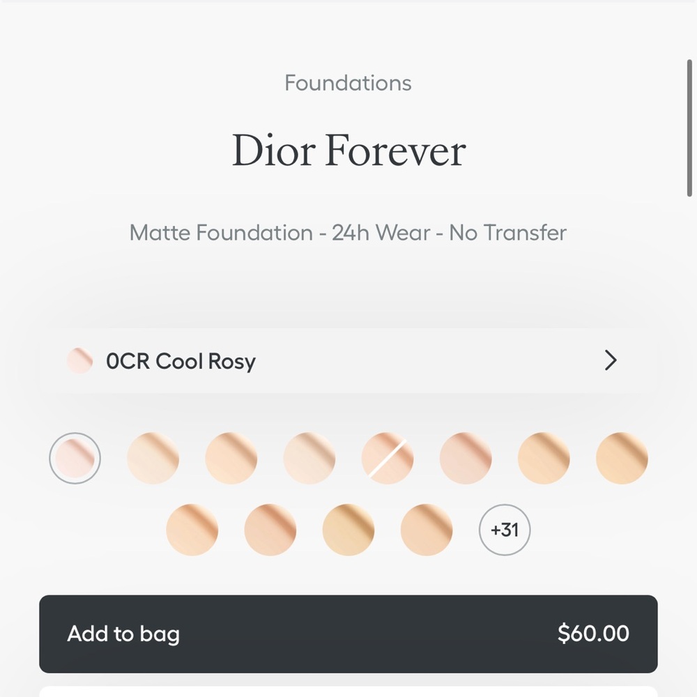 ❌ SOLD ❌ Dior Forever Foundation - OSC - Picture 4 of 4
